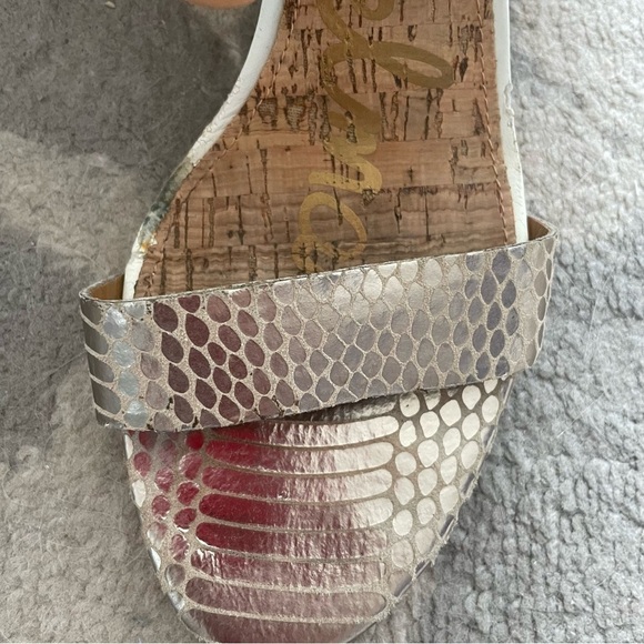 Sam Edelman Tan Leather Wedge Sandals 7.5 - Picture 12 of 12